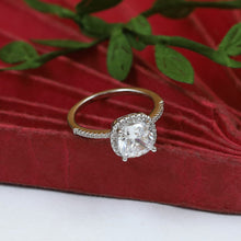 Zircon/AD Solitaire Ring 19405-69