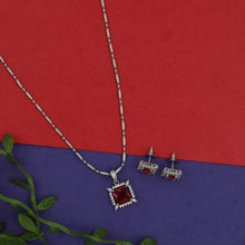 Light Zircon/AD Pendant Set 15246-69