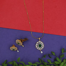 Light Zircon/AD Pendant Set 15244-69