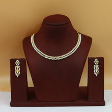 Round Neck Jadau Necklace Set 19953-48
