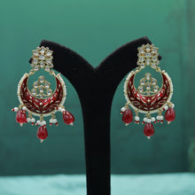 Chandbali Kundan Earring 7548-34 - Dazzles Jewellery