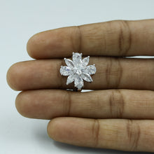Silver Zircon/AD Earring