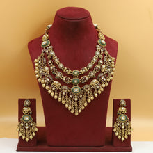 Round Neck Layered Antique Necklace Set 19800-68