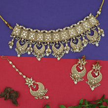 Choker Kundan Necklace Set 7290-68