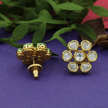 Tops/Studs Kundan Earring 12305-28
