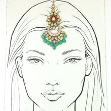 Kundan Polki Maang Tikka 1037-21