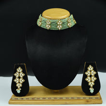 Mint Green Kundan Choker Set 19754-6938