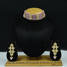 Pink Kundan Choker Set 19758-6942