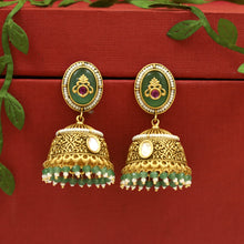 Jhumki Antique Earring 19256-28
