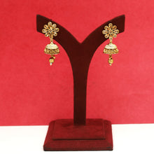 Jhumki Gold Look Earring 17428-100