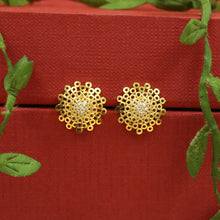 Tops/Studs Gold Plated Earring 13107-33