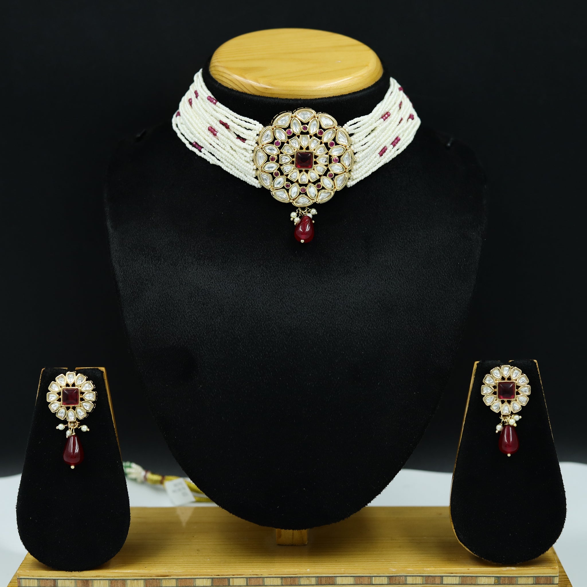 Choker Kundan Necklace Set 6352-28