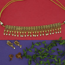 Choker Antique Necklace Set 15600-28