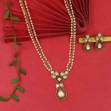 Light Polki Pendant Set 19810-21
