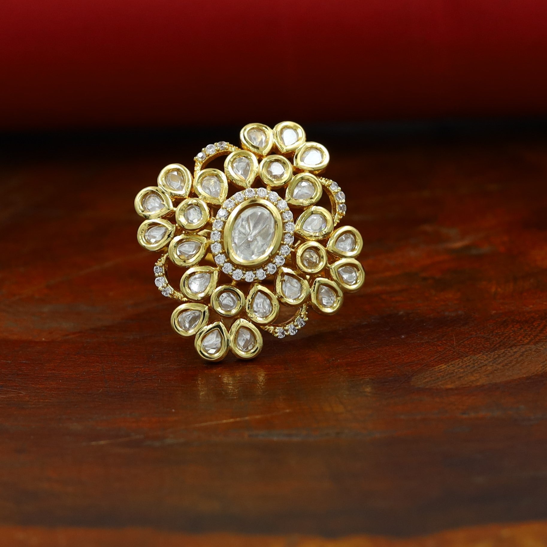 Kundan Ring 12245-28