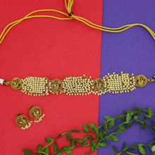 Choker Antique Necklace Set 15589-28