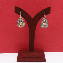 Silver Oxidized Earring 17747-33