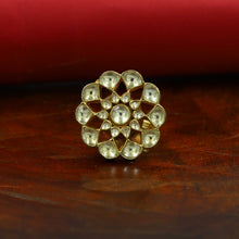 Kundan  White Ring 12084-8346