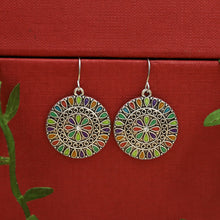 Silver Oxidized Earring 17746-33