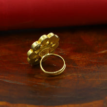 Kundan  White Ring 12084-8346