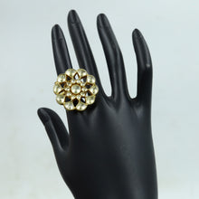 Kundan  White Ring 12084-8346