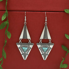 Silver Oxidized Earring 17772-33