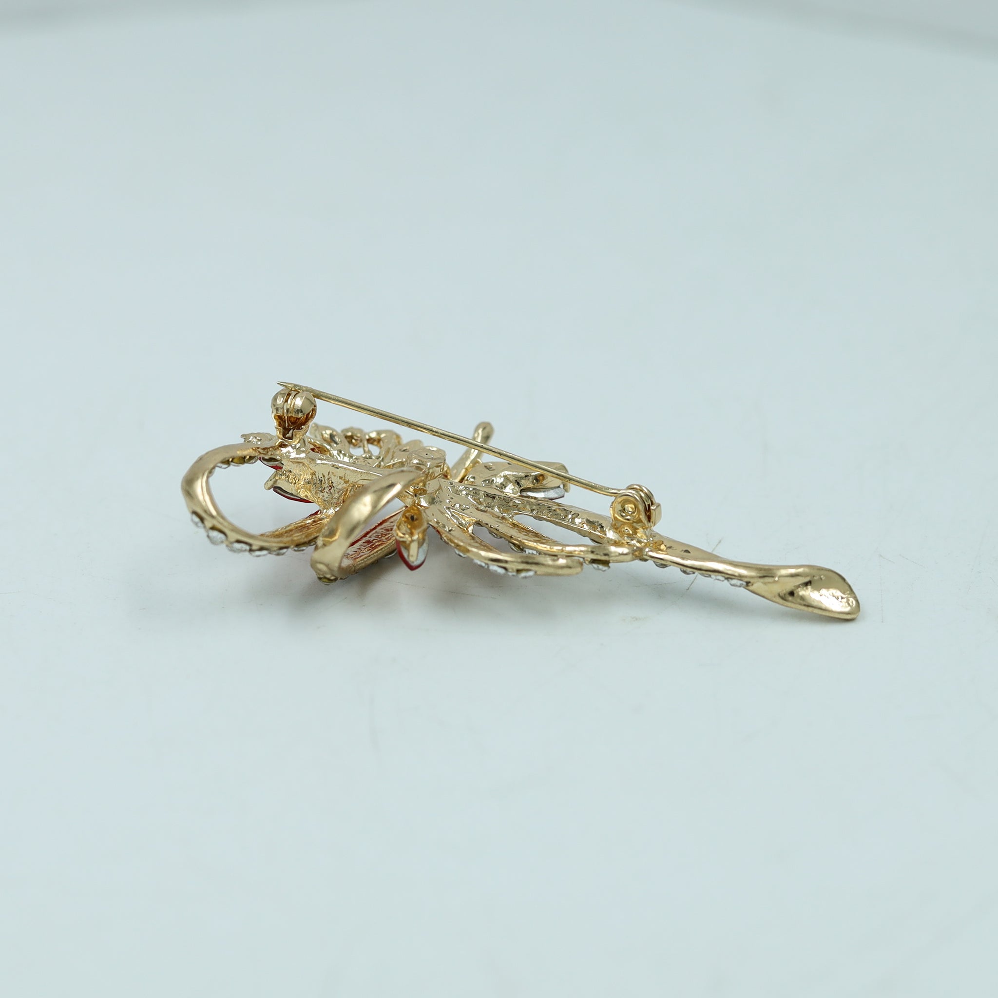 Red Saree Pin/Brooch