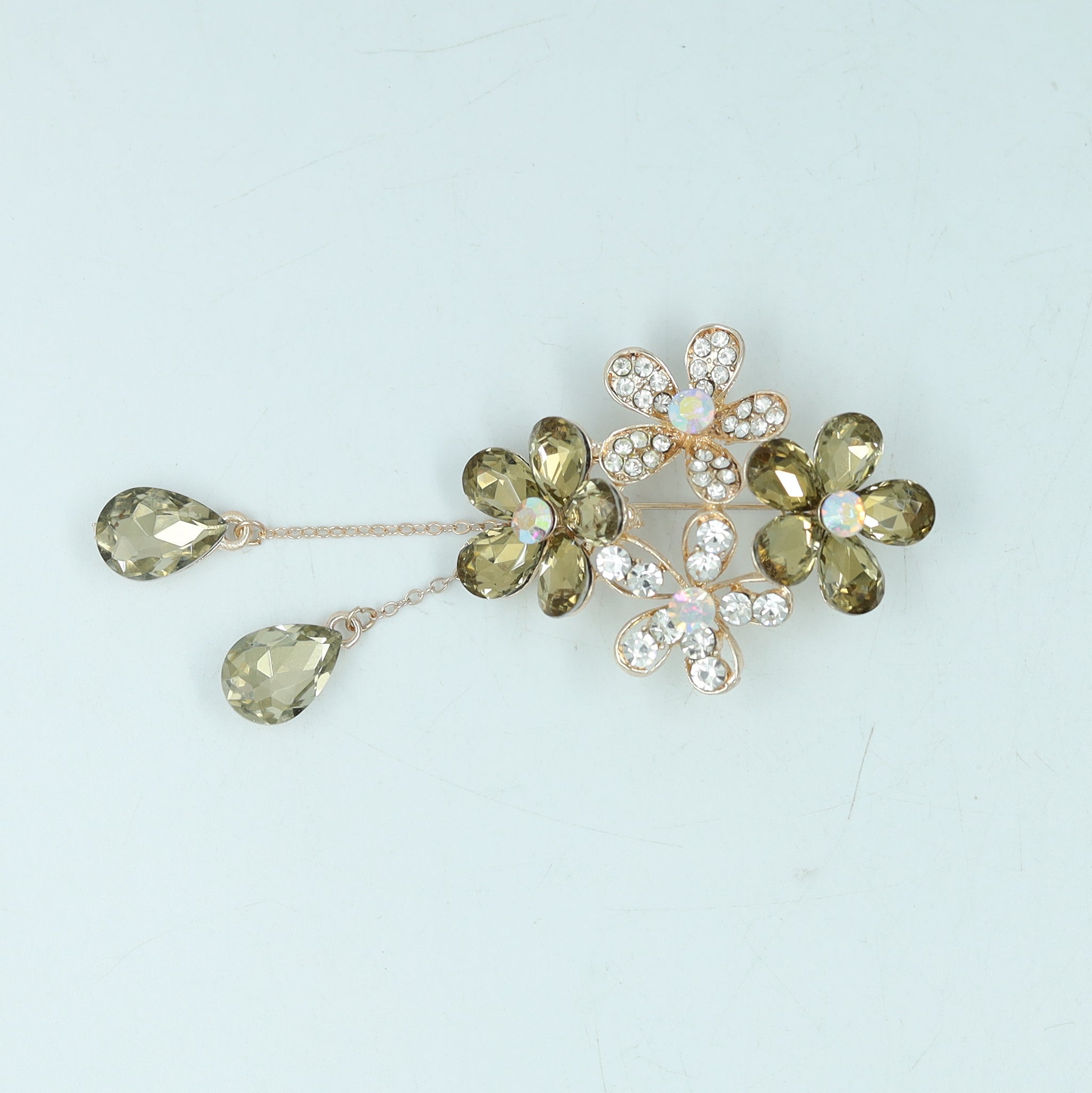 Rose Gold Saree Pin/Brooch
