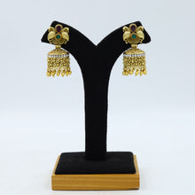 Designer Antique Gold Plated Pendant Set 15521-06
