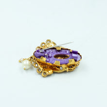 Gold Saree Pin/Brooch