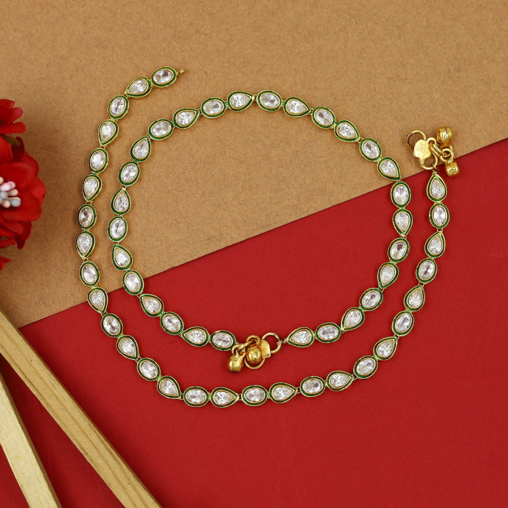 Polki Payal/Anklets 11047-21