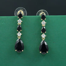 Danglers Zircon/AD Earring 10445-28