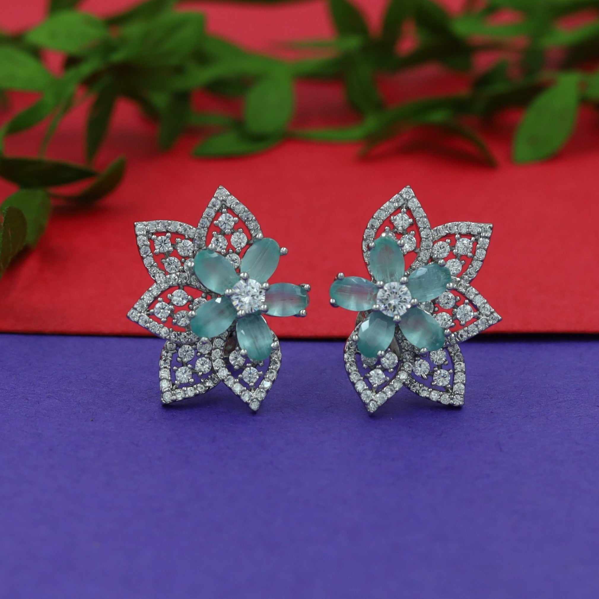 Tops/Studs Zircon/AD Earring 16089-31