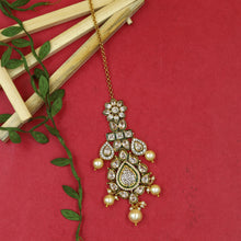 Kundan Polki Maang tikka 1262-100