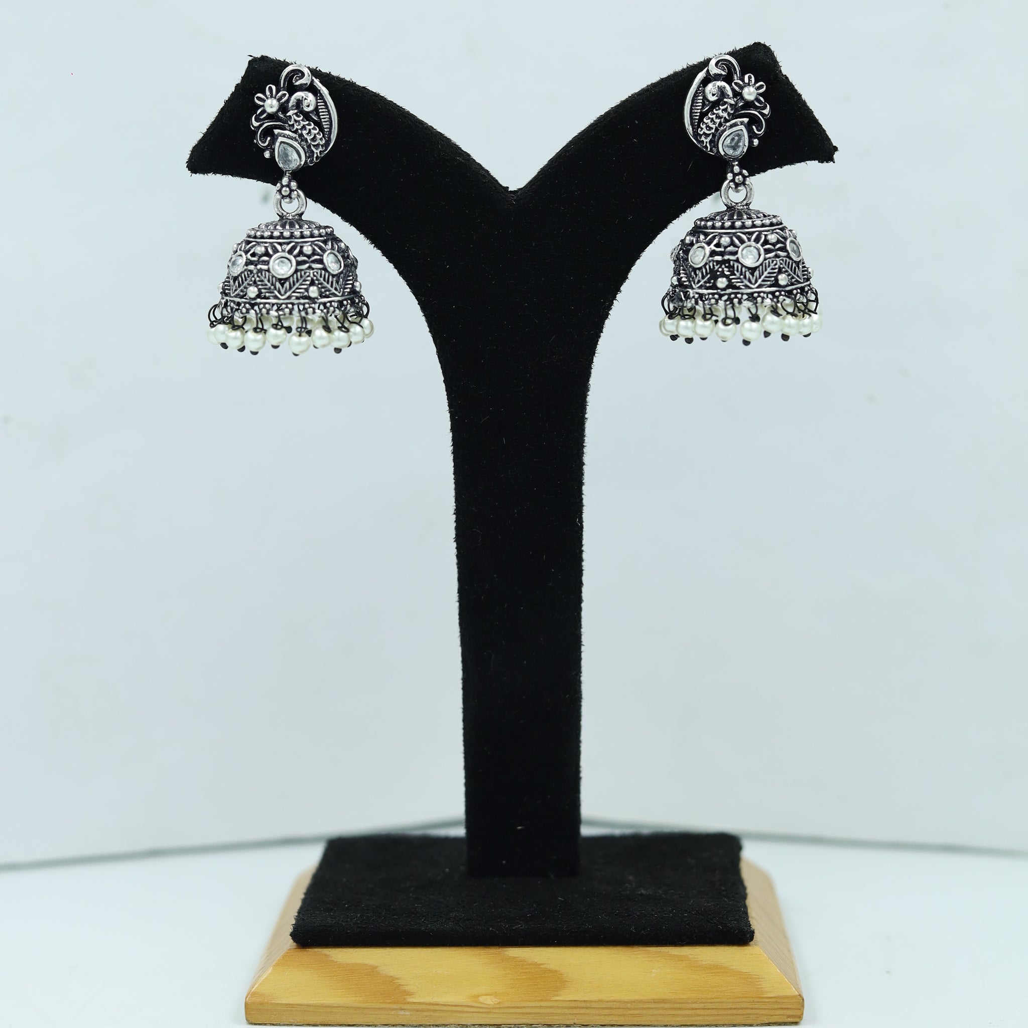 Jhumki Oxidized Earring 11594-81