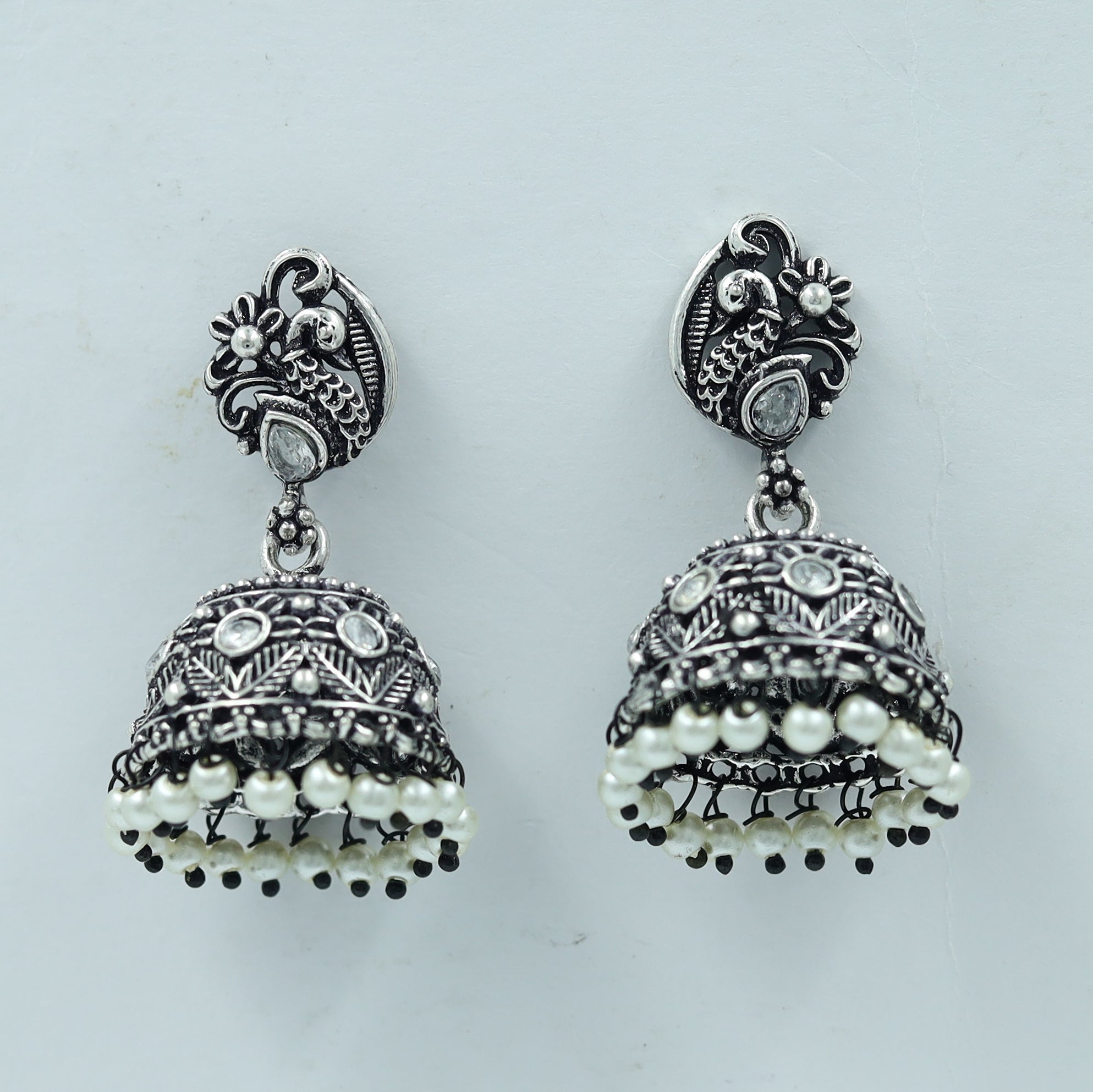 Jhumki Oxidized Earring 11594-81