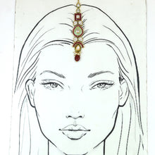 Ruby Maang Tikka 13949-1039