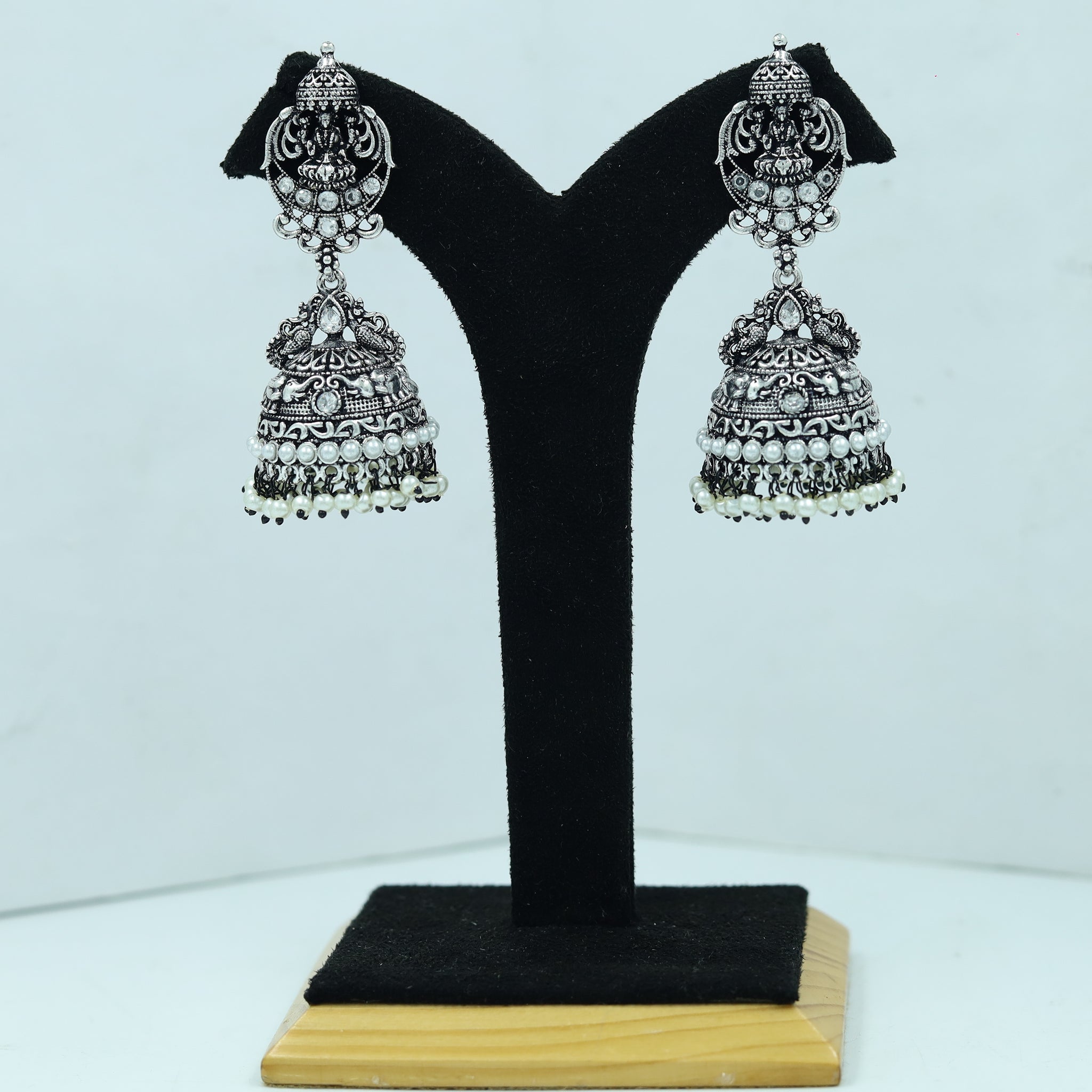 Jhumki Oxidized Earring 11604-81