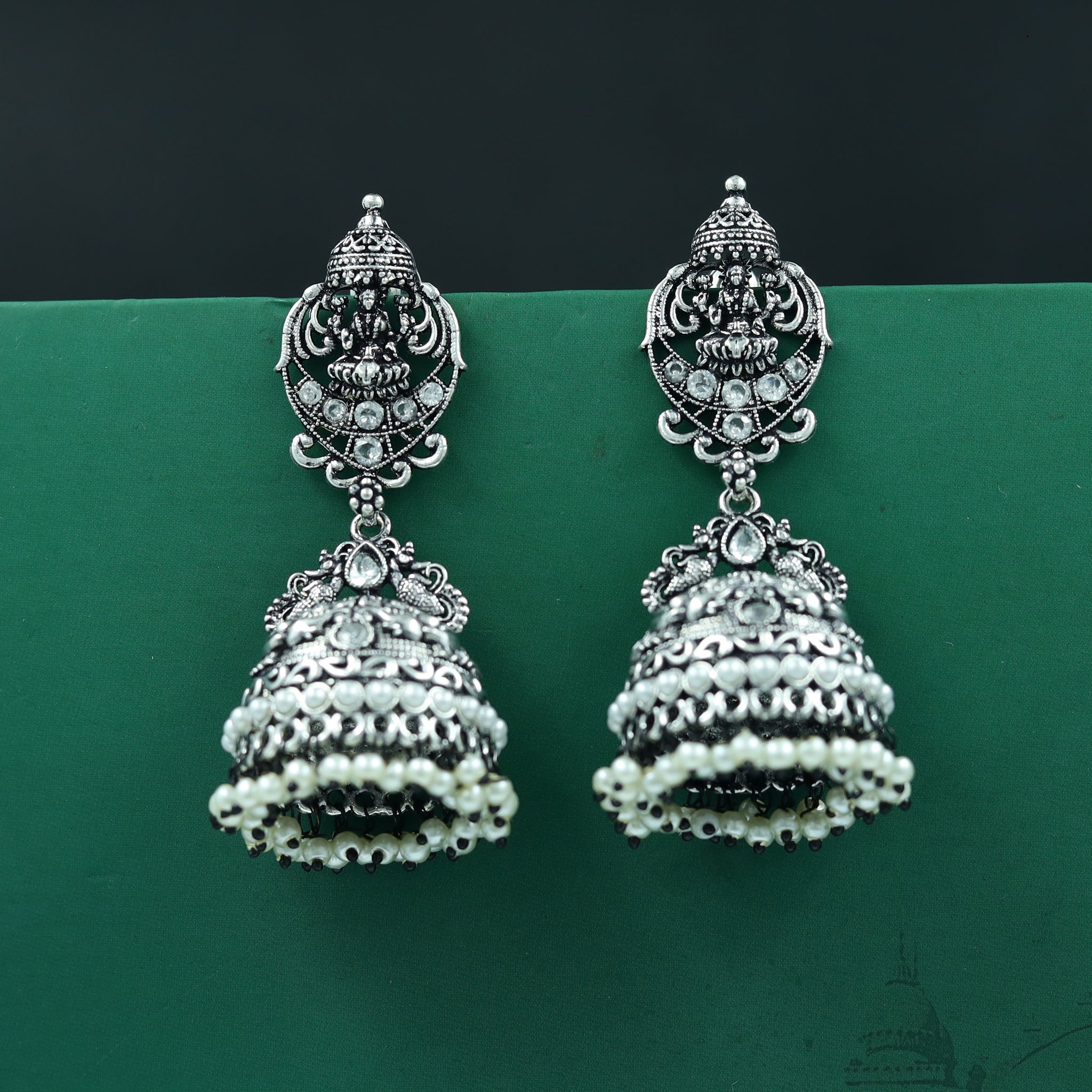 Jhumki Oxidized Earring 11604-81