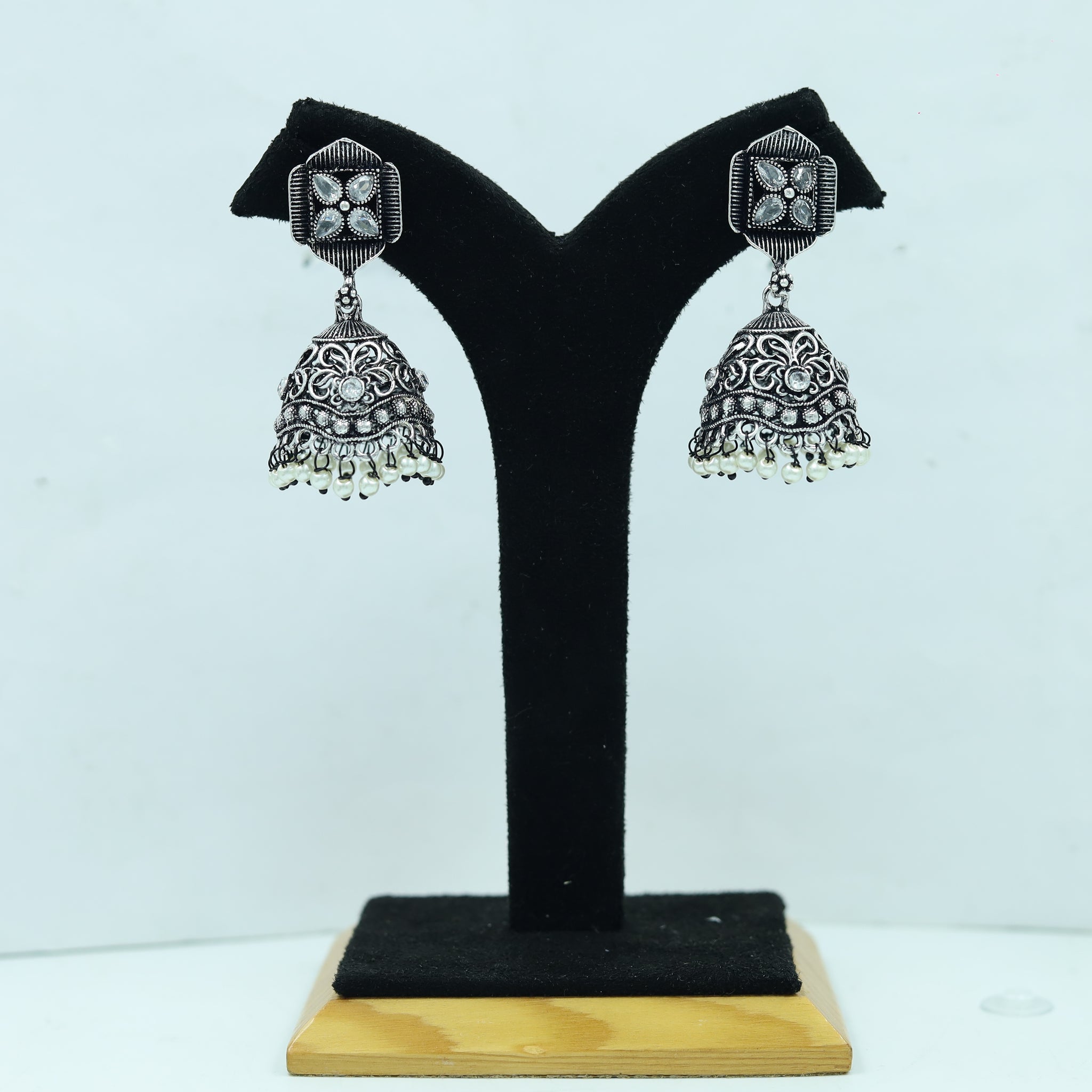 Jhumki Oxidized Earring 11600-81