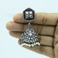 Jhumki Oxidized Earring 11600-81