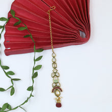 Kundan Ruby Polki Maang Tikka 14868-2009