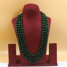 4 Line Pearl Necklace Set 19986-80