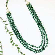 3 Line Pearl Necklace Set 19985-80