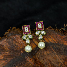 High Quality Light Weight Polki Pendant Set  7169-0295 - Dazzles Jewellery