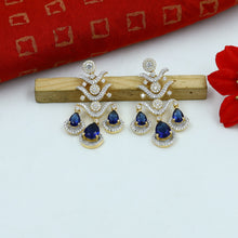 Round Neck Zircon/AD Necklace Set 14856-08