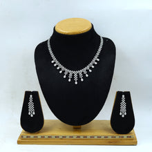 Round Neck Zircon/AD Necklace Set 14845-08