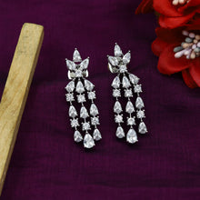 Round Neck Zircon/AD Necklace Set 14849-08