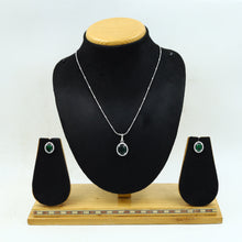 Light Zircon/AD Pendant Set 14861-08