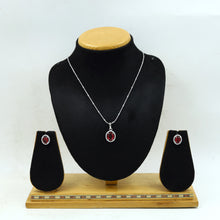 Light Zircon/AD Pendant Set 14861-08